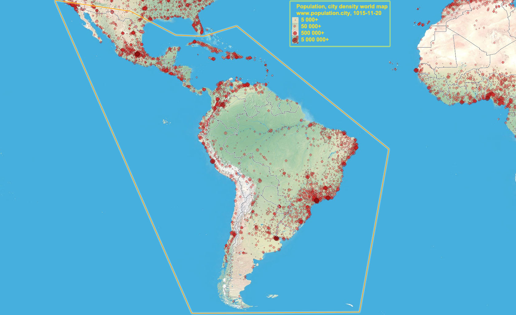 Latin America, Caribbean Population 2024